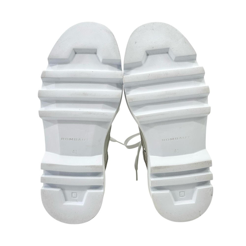 Rombaut Protect Hybrid White Chunky Platform Sneakers sz 41 - Picture 13 of 15